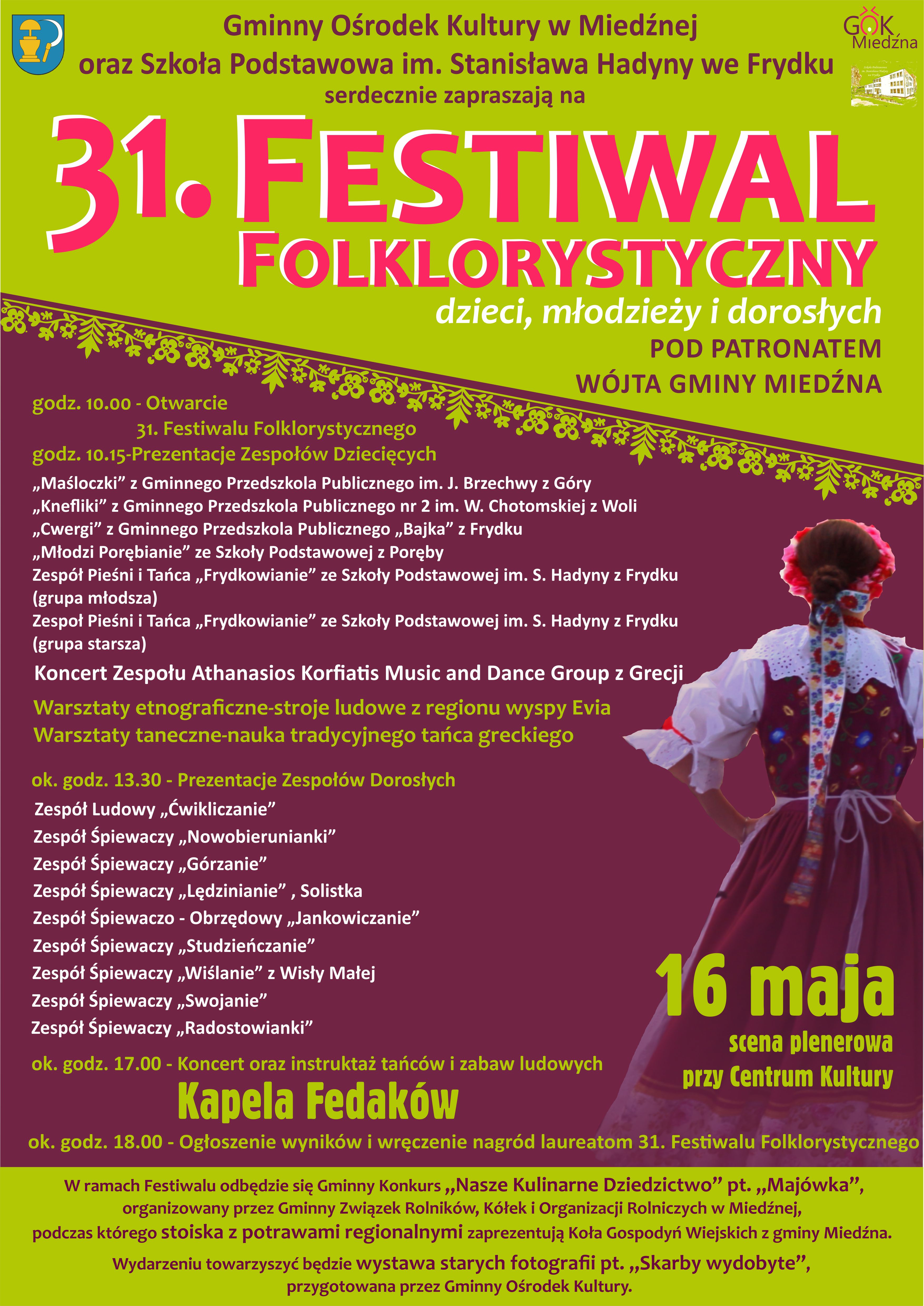 Festiwal Folklorystyczny 2026 plakat 1